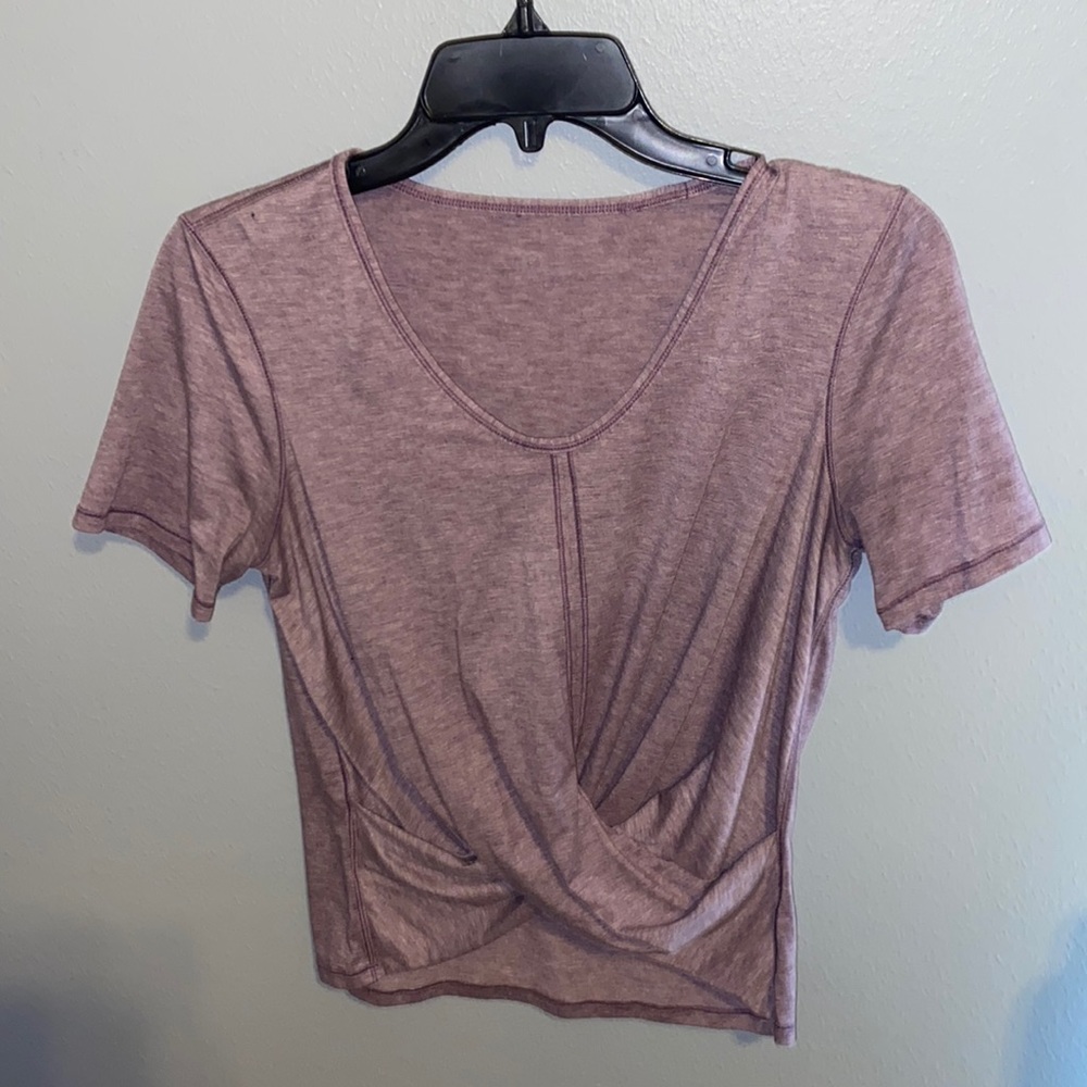 Purple Lululemon Tie Top